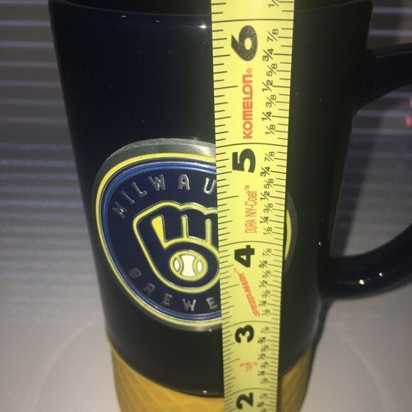 Milwaukee Brewers Official Merch Mug w/Pewter logo - Picture 8 of 10